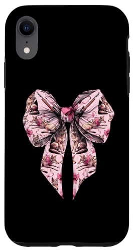 Coquette Bow Coyote Hunter Jagd Mädchen Mama Muttertag Hülle für iPhone XR Coquette Bow Coyote Hunter Jagd Mädchen Mama Muttertag Hülle für iPhone XR von Womens Pink Coquette Ribbon Coyote Hunter Gifts