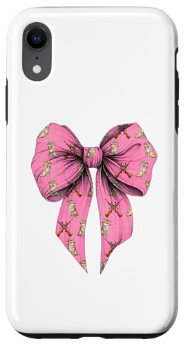 Coquette Bow Coyote Hunter Jagd Mädchen Mama Muttertag Hülle für iPhone XR Coquette Bow Coyote Hunter Jagd Mädchen Mama Muttertag Hülle für iPhone XR von Womens Pink Coquette Ribbon Coyote Hunter Gifts