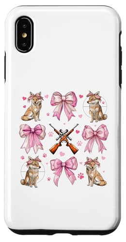 Coquette Bow Coyote Hunter Jagd Mädchen Mama Muttertag Hülle für iPhone XS Max Coquette Bow Coyote Hunter Jagd Mädchen Mama Muttertag Hülle für iPhone XS Max von Womens Pink Coquette Ribbon Coyote Hunter Gifts