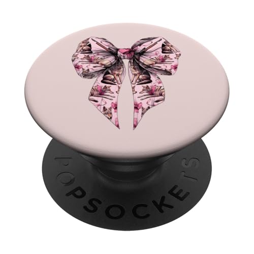 Coquette Bow Coyote Hunter Jagd Mädchen Mama Muttertag PopSockets Klebender PopGrip Coquette Bow Coyote Hunter Jagd Mädchen Mama Muttertag PopSockets Klebender PopGrip von Womens Pink Coquette Ribbon Coyote Hunter Gifts