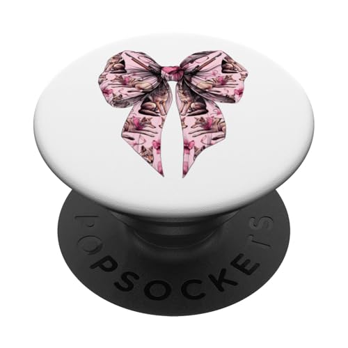 Coquette Bow Coyote Hunter Jagd Mädchen Mama Muttertag PopSockets Klebender PopGrip Coquette Bow Coyote Hunter Jagd Mädchen Mama Muttertag PopSockets Klebender PopGrip von Womens Pink Coquette Ribbon Coyote Hunter Gifts