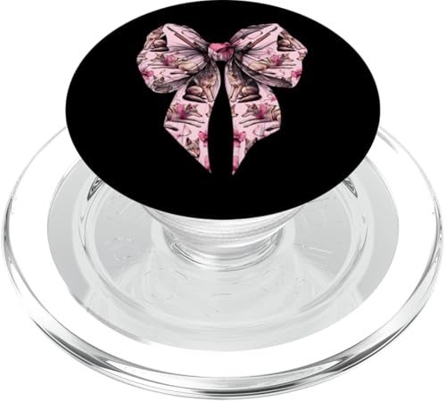 Coquette Bow Coyote Hunter Jagd Mädchen Mama Muttertag PopSockets PopGrip für MagSafe Coquette Bow Coyote Hunter Jagd Mädchen Mama Muttertag PopSockets PopGrip für MagSafe von Womens Pink Coquette Ribbon Coyote Hunter Gifts