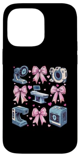 Coquette Bow Ct Radiographin Radiographie Rad Tech X-Ray Girl Hülle für iPhone 14 Pro Max von Womens Radiology Coquette Ribbon CT MRT Gifts