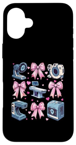 Coquette Bow Ct Radiographin Radiographie Rad Tech X-Ray Girl Hülle für iPhone 16 Plus Coquette Bow Ct Radiographin Radiographie Rad Tech X-Ray Girl Hülle für iPhone 16 Plus von Womens Radiology Coquette Ribbon CT MRT Gifts