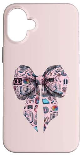 Coquette Bow Ct Radiographin Radiographie Rad Tech X-Ray Girl Hülle für iPhone 16 Plus Coquette Bow Ct Radiographin Radiographie Rad Tech X-Ray Girl Hülle für iPhone 16 Plus von Womens Radiology Coquette Ribbon CT MRT Gifts