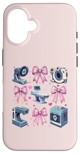Coquette Bow Ct Radiographin Radiographie Rad Tech X-Ray Girl Hülle für iPhone 16 Coquette Bow Ct Radiographin Radiographie Rad Tech X-Ray Girl Hülle für iPhone 16 von Womens Radiology Coquette Ribbon CT MRT Gifts