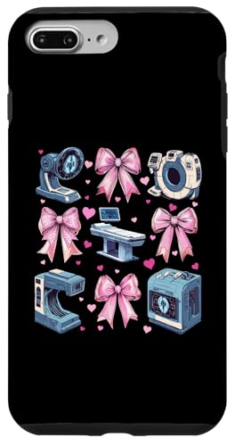 Coquette Bow Ct Radiographin Radiographie Rad Tech X-Ray Girl Hülle für iPhone 7 Plus/8 Plus von Womens Radiology Coquette Ribbon CT MRT Gifts