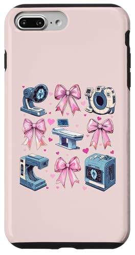 Coquette Bow Ct Radiographin Radiographie Rad Tech X-Ray Girl Hülle für iPhone 7 Plus/8 Plus von Womens Radiology Coquette Ribbon CT MRT Gifts