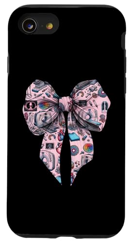 Coquette Bow Ct Radiographin Radiographie Rad Tech X-Ray Girl Hülle für iPhone SE (2020) / 7 / 8 von Womens Radiology Coquette Ribbon CT MRT Gifts