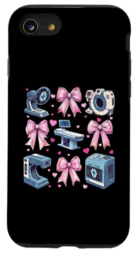 Coquette Bow Ct Radiographin Radiographie Rad Tech X-Ray Girl Hülle für iPhone SE (2020) / 7 / 8 von Womens Radiology Coquette Ribbon CT MRT Gifts