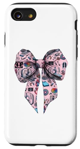 Coquette Bow Ct Radiographin Radiographie Rad Tech X-Ray Girl Hülle für iPhone SE (2020) / 7 / 8 von Womens Radiology Coquette Ribbon CT MRT Gifts
