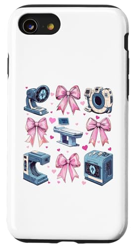 Coquette Bow Ct Radiographin Radiographie Rad Tech X-Ray Girl Hülle für iPhone SE (2020) / 7 / 8 von Womens Radiology Coquette Ribbon CT MRT Gifts
