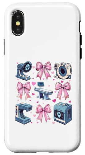 Coquette Bow Ct Radiographin Radiographie Rad Tech X-Ray Girl Hülle für iPhone X/XS Coquette Bow Ct Radiographin Radiographie Rad Tech X-Ray Girl Hülle für iPhone X/XS von Womens Radiology Coquette Ribbon CT MRT Gifts