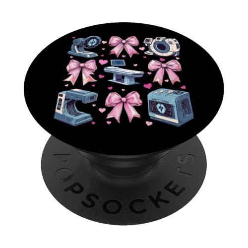 Coquette Bow Ct Radiographin Radiographie Rad Tech X-Ray Girl PopSockets Klebender PopGrip Coquette Bow Ct Radiographin Radiographie Rad Tech X-Ray Girl PopSockets Klebender PopGrip von Womens Radiology Coquette Ribbon CT MRT Gifts