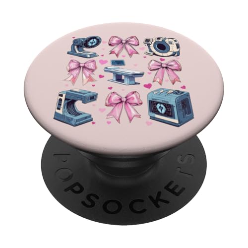Coquette Bow Ct Radiographin Radiographie Rad Tech X-Ray Girl PopSockets Klebender PopGrip Coquette Bow Ct Radiographin Radiographie Rad Tech X-Ray Girl PopSockets Klebender PopGrip von Womens Radiology Coquette Ribbon CT MRT Gifts