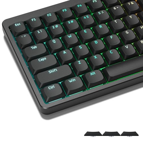 Womier Flache Tastenkappen, glänzende Tastenkappen, benutzerdefinierte Tastatur-Tastenkappen, 75% Volltastenkappen für 60%, 65%, 75%, 80%, 100% Cherry Gateron MX Schalter, mechanische Tastatur, Womier Flache Tastenkappen, glänzende Tastenkappen, benutzerdefinierte Tastatur-Tastenkappen, 75% Volltastenkappen für 60%, 65%, 75%, 80%, 100% Cherry Gateron MX Schalter, mechanische Tastatur, von Womier