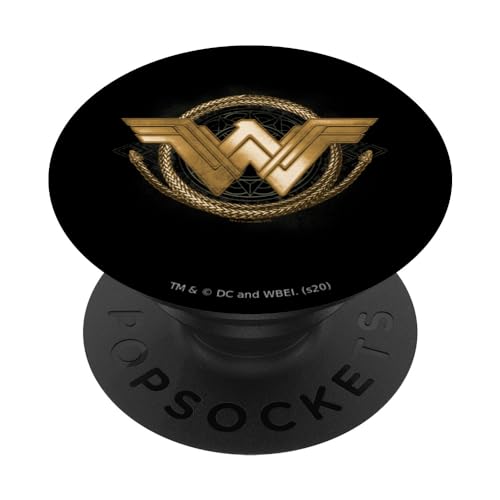 PopSockets Wonder Woman Movie Lasso Logo - PopSockets Ausziehbarer Sockel und Griff für Smartphones und Tablets von Wonder Woman