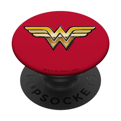 Wonder Woman Golden Logo PopSockets mit austauschbarem PopGrip von Wonder Woman