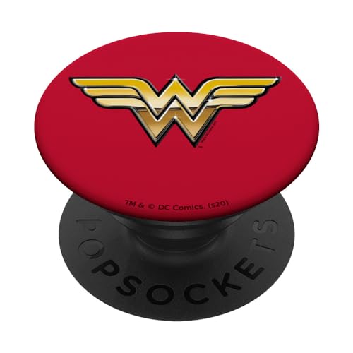Wonder Woman Golden Logo PopSockets Klebender PopGrip von Wonder Woman
