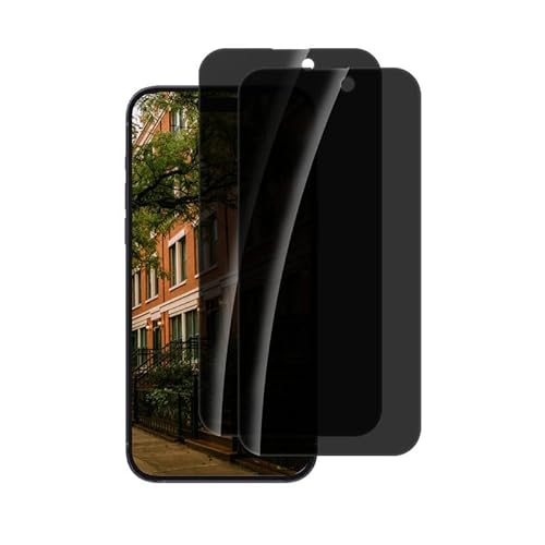 2 Stück für Displayschuz iPhone 15 Blickschutz Panzerglas, für Klar HD Glas für iPhone 15 Pro Privacy Schutzfolie, 9H Härte, Anti-Kratzen, Anti-Bläschen Sichtschutz für iPhone 15/15 Pro Anti Spy Folie 2 Stück für Displayschuz iPhone 15 Blickschutz Panzerglas, für Klar HD Glas für iPhone 15 Pro Privacy Schutzfolie, 9H Härte, Anti-Kratzen, Anti-Bläschen Sichtschutz für iPhone 15/15 Pro Anti Spy Folie von Wondoner