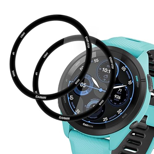 [2 Stück] für Folie Garmin Forerunner 265 Soft TPU, Verschleißfest Displayfolie für Garmin Forerunner 265 Panzerglas, Sensible Berührung Keine Blasen Displayschutz Garmin Forerunner 265 Schutzfolie von Wondoner