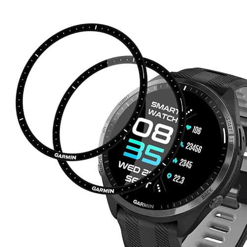 [2 Stück] für Folie Garmin Forerunner 965 Soft TPU, Verschleißfest Displayfolie für Garmin Forerunner 965 Panzerglas, Sensible Berührung Keine Blasen Displayschutz Garmin Forerunner 965 Schutzfolie von Wondoner