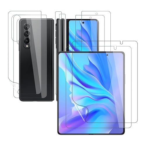 [2 Stück] für Folie Samsung Galaxy Z Fold 3 5G Soft TPU, Staubdicht Displayschutz für Samsung Z Fold 3 Panzerfolie, Hohe Auflösung Keine Blasen Displayfolie Samsung Galaxy Z Fold 3 5G Schutzfolie von Wondoner