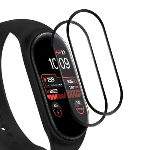 Für Schutzfolie für Panzerglasfolie Xiaomi Band 7 Schutzfolie [2 Stück], Soft TPU, Ultra-klar, Anti-Öl, Anti-Fingerabdruck, Displayschutzfolie Kompatibel mit Folie Xiaomi Band 7 Displayschutz von Wondoner