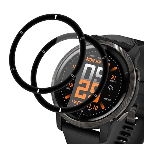 Wondoner [2 Stück] für Folie Garmin Venu 2 Soft TPU, Unzerbrechlich für Panzerglas Garmin Venu 2 Schutzfolie, Hohe Transparenz Antifouling Displayschutz Screen Protector von Wondoner