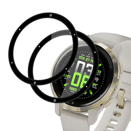 Wondoner [2 Stück] für Folie Garmin Venu 2s Soft TPU, Verschleißfest Displayfolie für Garmin Venu 2s Panzerglas, Sensible Berührung Keine Blasen Displayschutz Garmin Venu 2s Schutzfolie von Wondoner