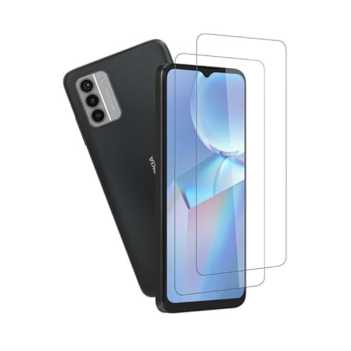 Wondoner [2 Stück] für Folie Nokia G42 Panzerglas, Unzerbrechlich für Displayfolie Nokia G42 Schutzfolie, Hohe Transparenz Antifouling Displayschutz Schutzglas von Wondoner