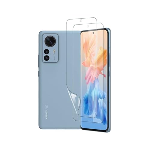 Wondoner [2 Stück für Schutzfolie Xiaomi 12 Pro Panzerglasfolie Xiaomi 12 Pro Folie Xiaomi 12 Pro Schutzfolie, HD Displayschutzfolie, Soft TPU, Ultra-klar, für Xiaomi 12 Pro 5G Displayschutz von Wondoner