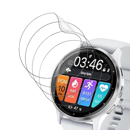 Wondoner 4 Stück Displayfolie Kompatibel für Garmin Venu 3 Schutzfolie, Hoch Definition Folie für Venu 3 Schutz Anti-Bläschen, Anti Kratzer Kompatibel für Garmin Venu 3 Displayschutz Wondoner 4 Stück Displayfolie Kompatibel für Garmin Venu 3 Schutzfolie, Hoch Definition Folie für Venu 3 Schutz Anti-Bläschen, Anti Kratzer Kompatibel für Garmin Venu 3 Displayschutz von Wondoner