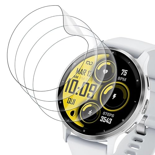 Wondoner [4 Stück] für Folie Garmin Venu 3 Soft TPU, Verschleißfest Displayfolie für Garmin Venu 3 Panzerglas, Sensible Berührung Keine Blasen Displayschutz Garmin Venu 3 Schutzfolie von Wondoner