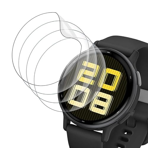 Wondoner [4 Stück] für Panzerglas Garmin Vivoactive 5 Soft TPU, Verschleißfest Screen Protector für Garmin Vivoactive 5 Panzerfolie, Sensible Berührung Displayschutz Garmin Vivoactive 5 Schutzfolie von Wondoner