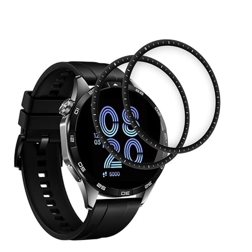 Wondoner Schutzfolie für Panzerglasfolie Huawei Watch GT4 46mm Schutzfolie, Ultra HD 2 Stück für Huawei Watch GT4 Folie, Soft TPU Kompatibel mit Huawei Watch GT4 46mm Displayschutz von Wondoner