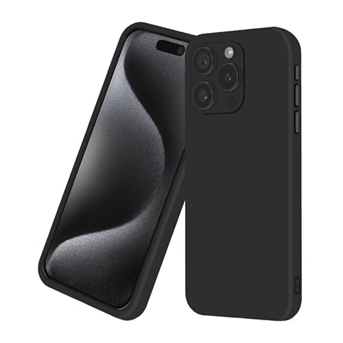 Wondoner für Hülle iPhone 15 Pro Handyhülle iPhone 15 Pro Case Silikon Schwarz, Soft TPU, rutschfest, Anti-Fingerabdruck, für iPhone 15 Pro Schutzhülle Black iPhone 15 Pro Cover Wondoner für Hülle iPhone 15 Pro Handyhülle iPhone 15 Pro Case Silikon Schwarz, Soft TPU, rutschfest, Anti-Fingerabdruck, für iPhone 15 Pro Schutzhülle Black iPhone 15 Pro Cover von Wondoner
