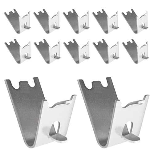 Wondsea 12 Stück Clips für Kühlschrankregale Clip,Kühlregal Clip,Regale Gefrierschrank Regal Clips,Verstellbare Pilaster,für Display/Weinschrank Regale,Silber Wondsea 12 Stück Clips für Kühlschrankregale Clip,Kühlregal Clip,Regale Gefrierschrank Regal Clips,Verstellbare Pilaster,für Display/Weinschrank Regale,Silber von Wondsea