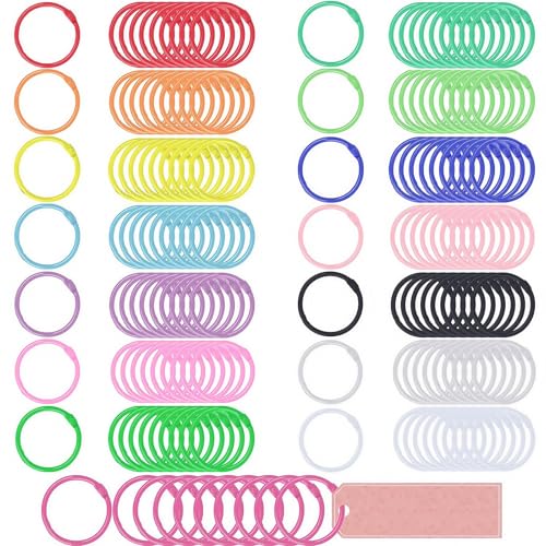 Wonninek Buchringe 150 Stück Ringbinder Binder Ringe Metall Buchbinderinge Loseblatt Verbinder für Scrapbook, Album, Memo-Ablage, Handwerk, Schlüsselringe Wonninek Buchringe 150 Stück Ringbinder Binder Ringe Metall Buchbinderinge Loseblatt Verbinder für Scrapbook, Album, Memo-Ablage, Handwerk, Schlüsselringe von Wonninek