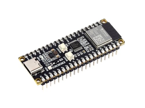 ESP32-C6 Mikrocontroller mit vorgelötetem Header WiFi 6 Entwicklungsplatine, nimmt ESP32-C6-MINI-1 Chip 160 MHz RISC-V 32-Bit Single-Core Prozessor kompatibel mit Raspberry Pi Pico Erweiterungsplatine von Wonrabai