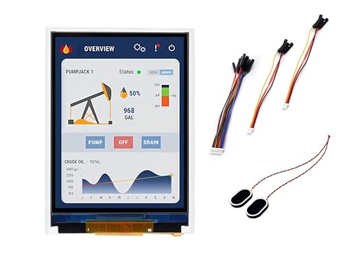 ESP32-S3 2,8 Zoll Display-Entwicklungsplatine, Onboard 2,8 Zoll IPS LCD240 × 320 Auflösung, 32-Bit LX7 Dual-Core-Prozessor, bis zu 240 MHz Frequenz, unterstützt WiFi & Bluetooth, mit Onboard-Antenne ESP32-S3 2,8 Zoll Display-Entwicklungsplatine, Onboard 2,8 Zoll IPS LCD240 × 320 Auflösung, 32-Bit LX7 Dual-Core-Prozessor, bis zu 240 MHz Frequenz, unterstützt WiFi & Bluetooth, mit Onboard-Antenne von Wonrabai