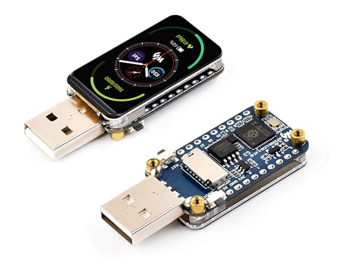 RP2350 3,7 cm Display-Entwicklungsplatine, 172 x 320, 262 K Farbe, basierend auf RP2350 Dual-Core- und Dual-Architektur-Mikrocontroller, mit bunten RGB-LED, Typ-A-USB-Anschluss RP2350 3,7 cm Display-Entwicklungsplatine, 172 x 320, 262 K Farbe, basierend auf RP2350 Dual-Core- und Dual-Architektur-Mikrocontroller, mit bunten RGB-LED, Typ-A-USB-Anschluss von Wonrabai