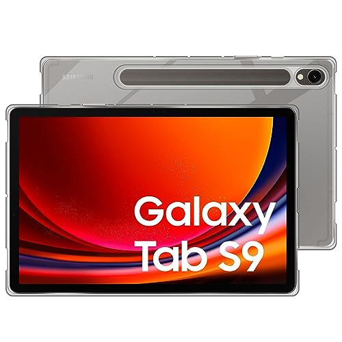 Wonsoso Crystal Clear Kompatibel mit Samsung Galaxy Tab S9 Hülle, Stoßfeste Kratzfeste Ultra Dünne Handyhülle, Klare Vergilbungsfrei Weich Silikon TPU Schutzhülle Case - Transparente von Wonsoso