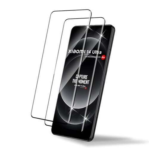 Wonsoso Schutzfolie Kompatibel für Xiaomi 14 Ultra für Panzerglas, 2 Stück 9H Härte 3D Panzerfolie, mit 2 Stück Kameraschutz, Anti-Kratzen, Anti-Bläschen, HD Displayschutzfolie Panzer Schutz Glas Wonsoso Schutzfolie Kompatibel für Xiaomi 14 Ultra für Panzerglas, 2 Stück 9H Härte 3D Panzerfolie, mit 2 Stück Kameraschutz, Anti-Kratzen, Anti-Bläschen, HD Displayschutzfolie Panzer Schutz Glas von Wonsoso