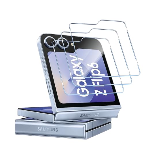 Wonsoso Schutzfolie Kompatibel mit Samsung Galaxy Z Flip 6 für Panzerglas, 3 Stück 9H Härte Externe Displayschutz, Anti-Kratzen, Anti-Bläschen, HD Clear Panzerfolie Displayschutzfolie für Z Flip6 Wonsoso Schutzfolie Kompatibel mit Samsung Galaxy Z Flip 6 für Panzerglas, 3 Stück 9H Härte Externe Displayschutz, Anti-Kratzen, Anti-Bläschen, HD Clear Panzerfolie Displayschutzfolie für Z Flip6 von Wonsoso
