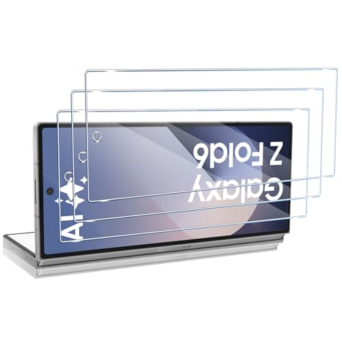 Wonsoso Schutzfolie Kompatibel mit Samsung Galaxy Z Fold 6 für Panzerglas, 3 Stück 9H Härte Externe Displayschutz, Anti-Kratzen, Anti-Bläschen, HD Clear Panzerfolie Displayschutzfolie für Z Fold6 Wonsoso Schutzfolie Kompatibel mit Samsung Galaxy Z Fold 6 für Panzerglas, 3 Stück 9H Härte Externe Displayschutz, Anti-Kratzen, Anti-Bläschen, HD Clear Panzerfolie Displayschutzfolie für Z Fold6 von Wonsoso