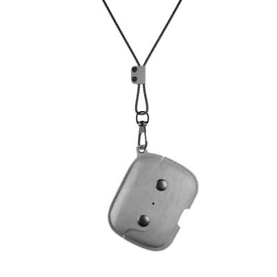 Woodcessories AirCase Pro AirPod Leather Necklace Case Stone gray Woodcessories AirCase Pro AirPod Leather Necklace Case Stone gray von Woodcessories