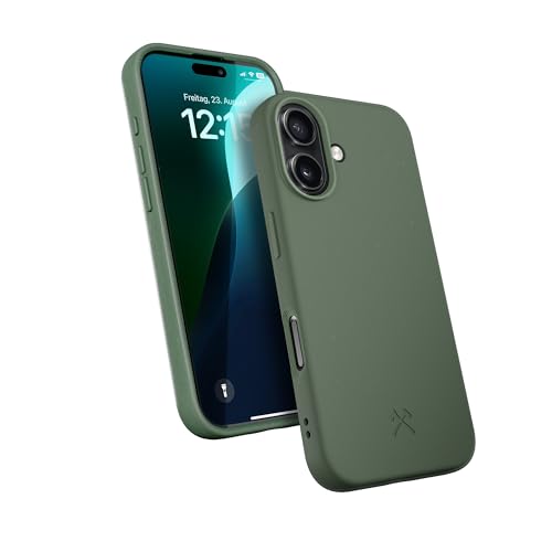 Woodcessories - Bio Case, Handyhülle kompatibel mit iPhone 16 Hülle grün - Nachhaltig aus Pflanzen Woodcessories - Bio Case, Handyhülle kompatibel mit iPhone 16 Hülle grün - Nachhaltig aus Pflanzen von Woodcessories