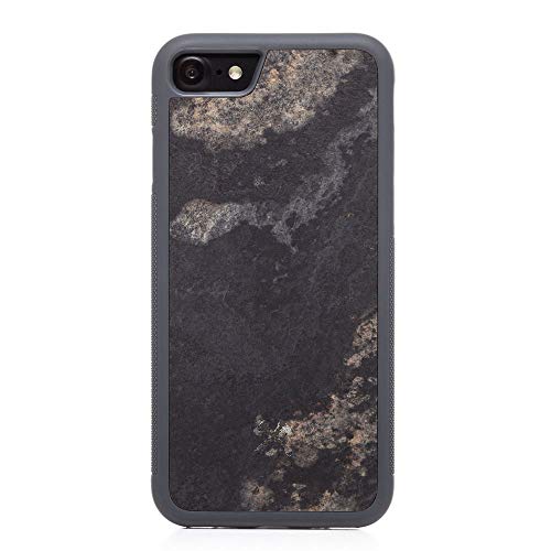 Woodcessories - Bumper Case kompatibel mit iPhone SE 2022 Hülle Grau Stein, iPhone SE 2020 Hülle Grau Stein, iPhone 8/7 Woodcessories - Bumper Case kompatibel mit iPhone SE 2022 Hülle Grau Stein, iPhone SE 2020 Hülle Grau Stein, iPhone 8/7 von Woodcessories