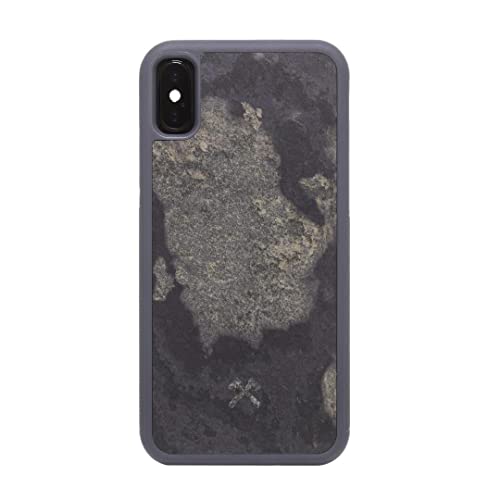 Woodcessories - Bumper Case kompatibel mit iPhone XS Hülle Grau Stein, iPhone X Hülle Grau Camo Woodcessories - Bumper Case kompatibel mit iPhone XS Hülle Grau Stein, iPhone X Hülle Grau Camo von Woodcessories